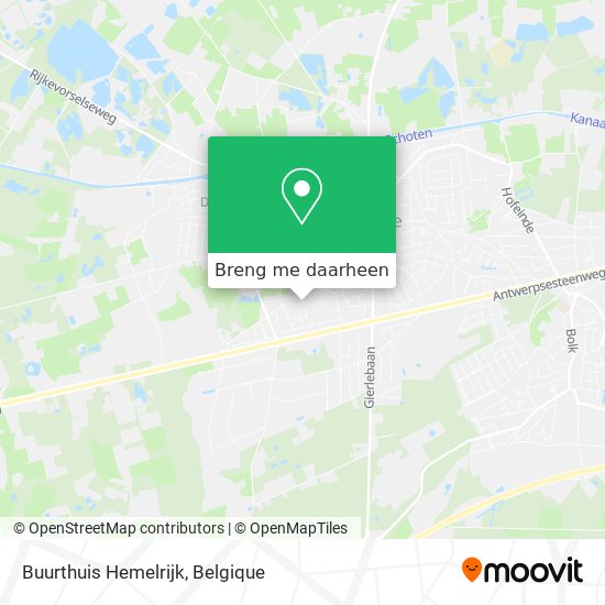 Buurthuis Hemelrijk kaart