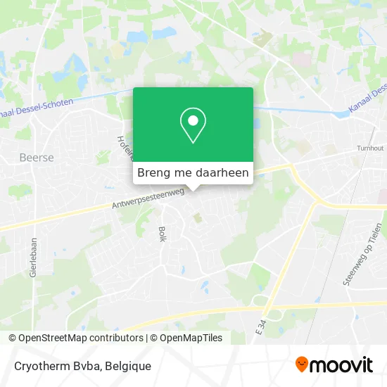 Cryotherm Bvba kaart