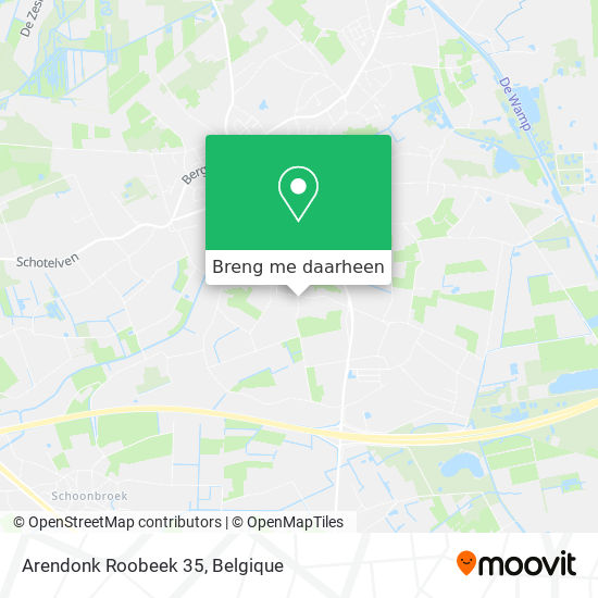 Arendonk Roobeek 35 kaart