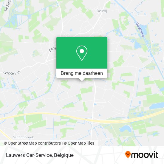 Lauwers Car-Service kaart