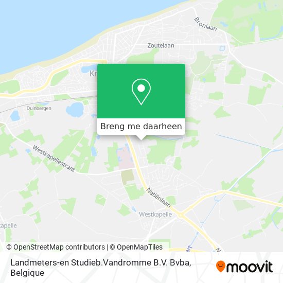 Landmeters-en Studieb.Vandromme B.V. Bvba kaart