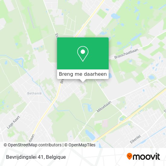 Bevrijdingslei 41 kaart