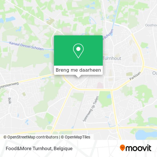 Food&More Turnhout kaart