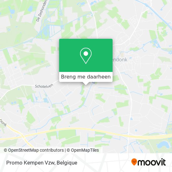 Promo Kempen Vzw kaart