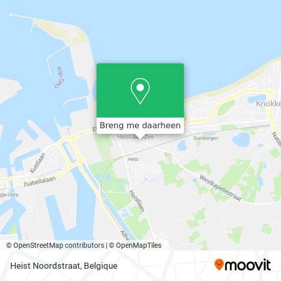 Heist Noordstraat kaart