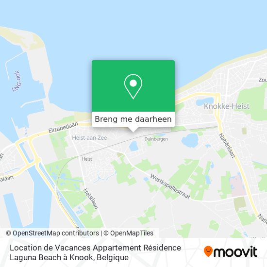 Location de Vacances Appartement Résidence Laguna Beach à Knook kaart
