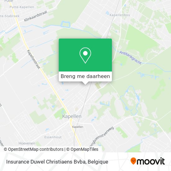 Insurance Duwel Christiaens Bvba kaart