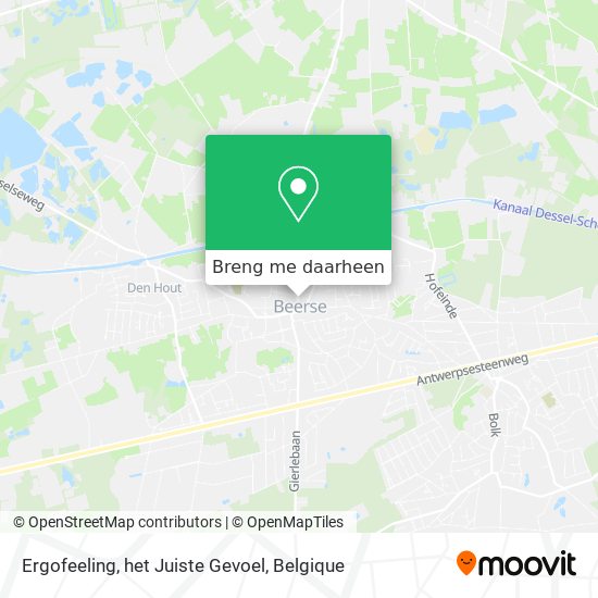 Ergofeeling, het Juiste Gevoel kaart