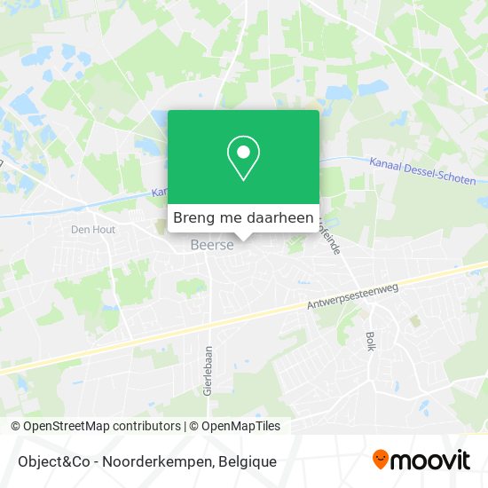 Object&Co - Noorderkempen kaart