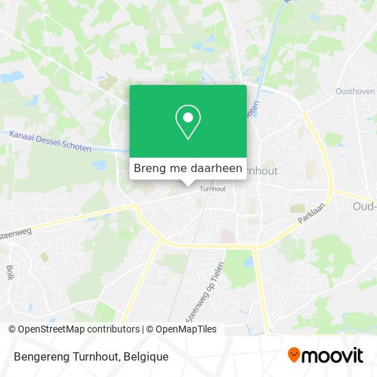 Bengereng Turnhout kaart