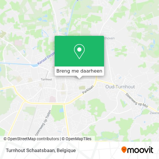 Turnhout Schaatsbaan kaart