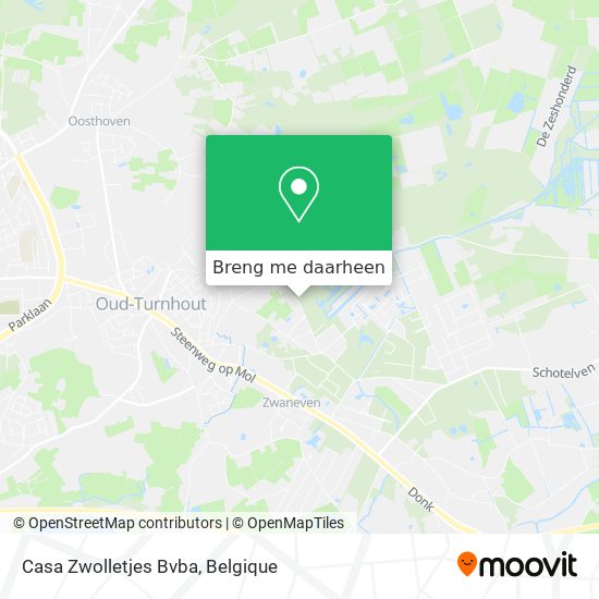 Casa Zwolletjes Bvba kaart