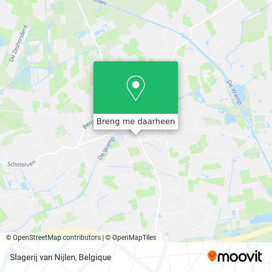 Slagerij van Nijlen kaart