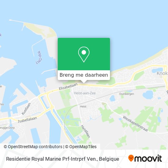 Residentie Royal Marine Prf-Intrprf Ven. kaart