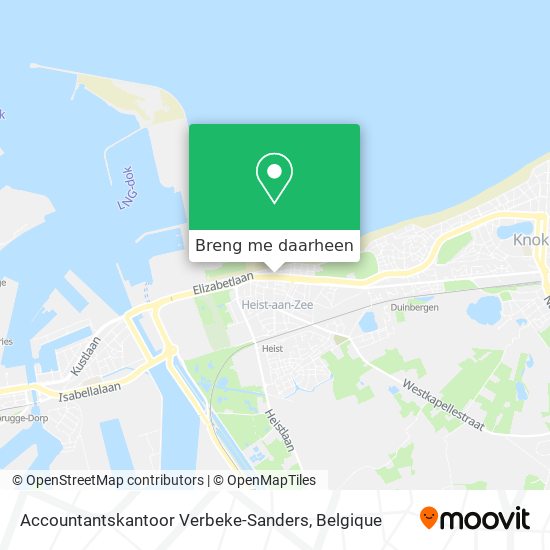 Accountantskantoor Verbeke-Sanders kaart