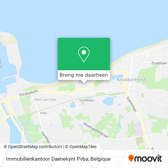 Immobilienkantoor Daenekynt Pvba kaart