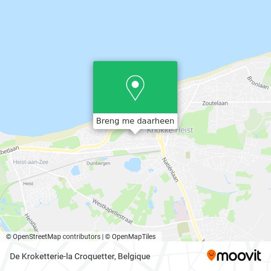 De Kroketterie-la Croquetter kaart