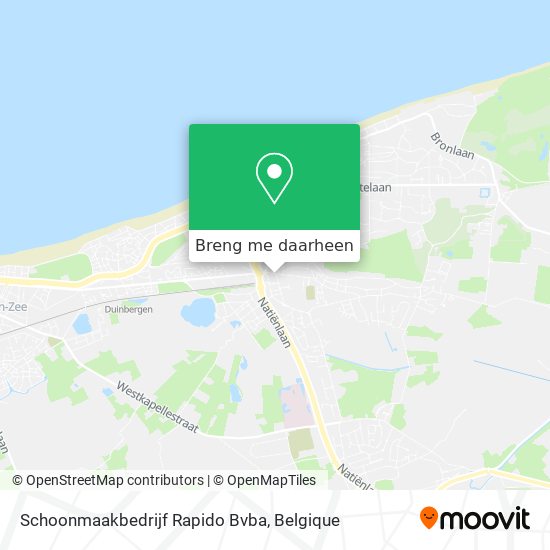 Schoonmaakbedrijf Rapido Bvba kaart