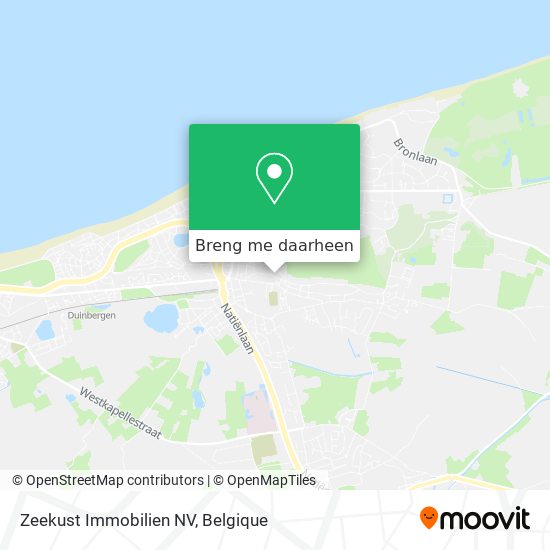 Zeekust Immobilien NV kaart