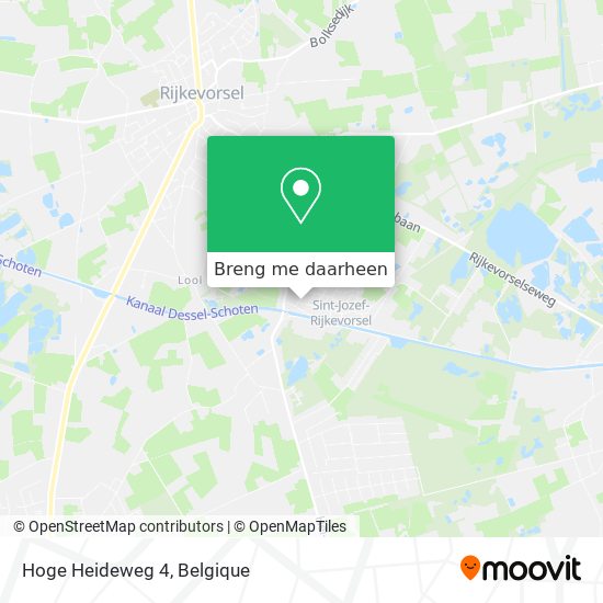 Hoge Heideweg 4 kaart