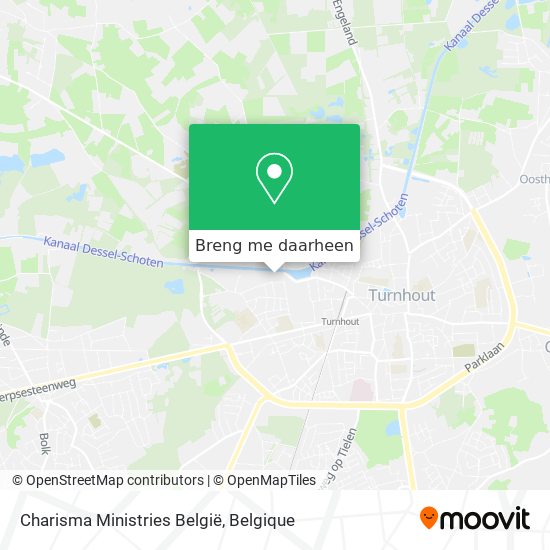 Charisma Ministries België kaart