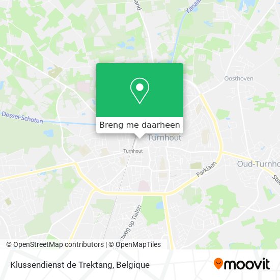 Klussendienst de Trektang kaart