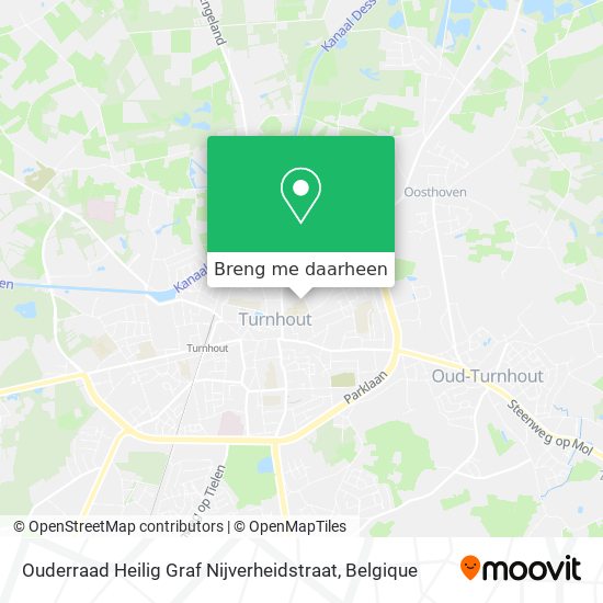 Ouderraad Heilig Graf Nijverheidstraat kaart