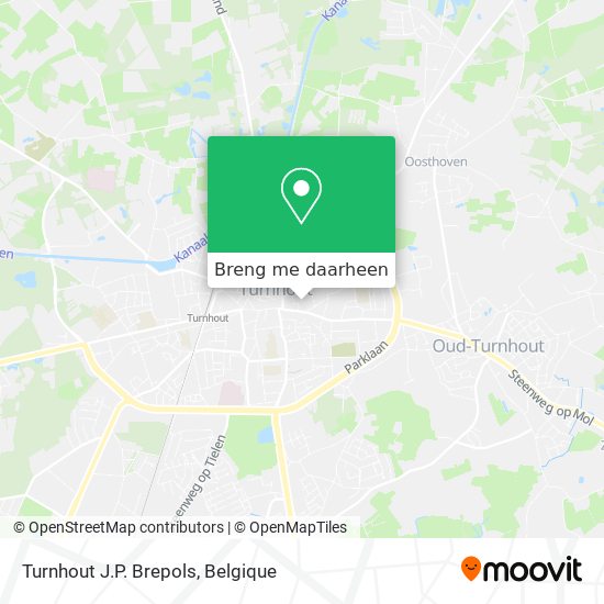 Turnhout J.P. Brepols kaart