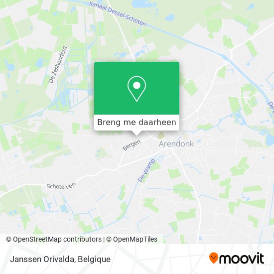 Janssen Orivalda kaart