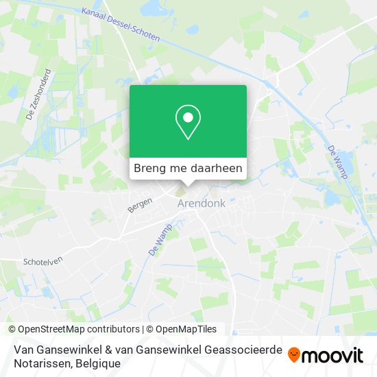 Van Gansewinkel & van Gansewinkel Geassocieerde Notarissen kaart