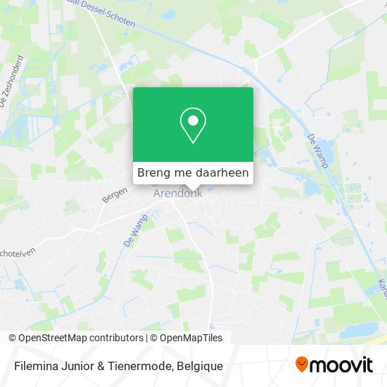 Filemina Junior & Tienermode kaart