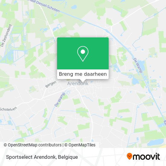 Sportselect Arendonk kaart