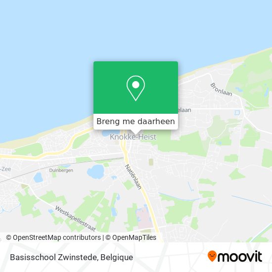 Basisschool Zwinstede kaart