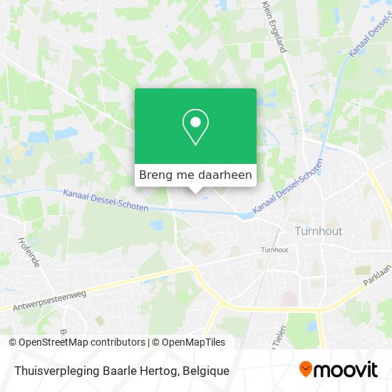 Thuisverpleging Baarle Hertog kaart