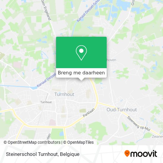 Steinerschool Turnhout kaart