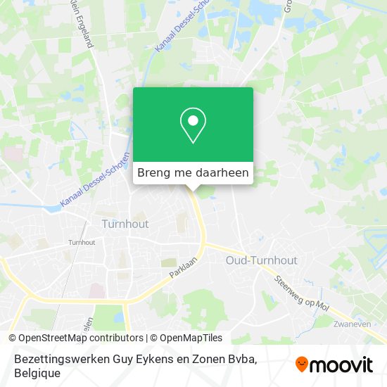 Bezettingswerken Guy Eykens en Zonen Bvba kaart