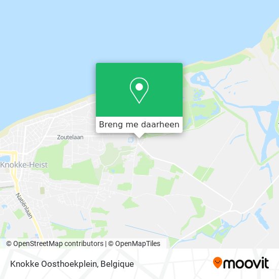 Knokke Oosthoekplein kaart