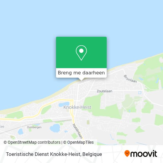 Toeristische Dienst Knokke-Heist kaart