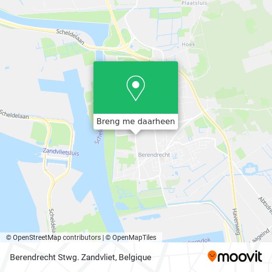 Berendrecht Stwg. Zandvliet kaart