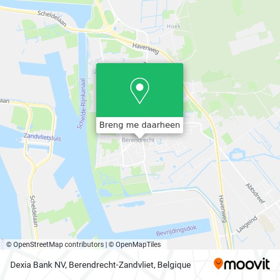 Dexia Bank NV, Berendrecht-Zandvliet kaart