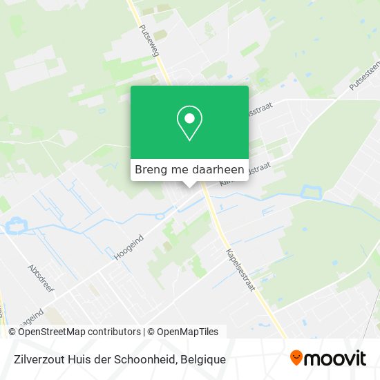 Zilverzout Huis der Schoonheid kaart