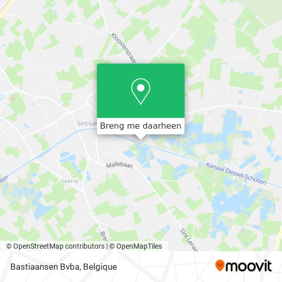 Bastiaansen Bvba kaart