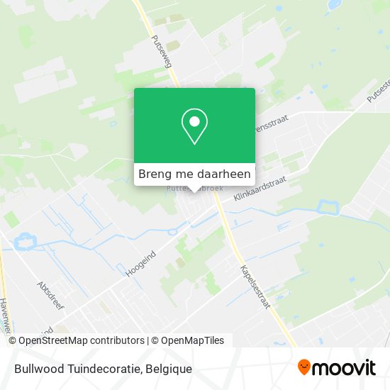 Bullwood Tuindecoratie kaart