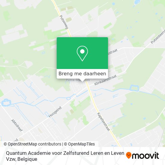 Quantum Academie voor Zelfsturend Leren en Leven Vzw kaart