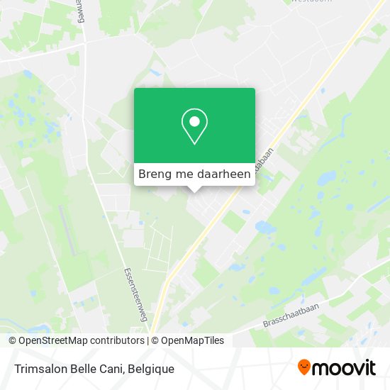 Trimsalon Belle Cani kaart