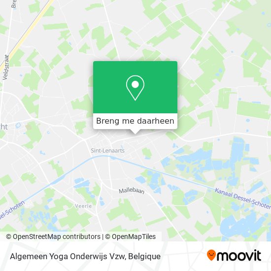 Algemeen Yoga Onderwijs Vzw kaart