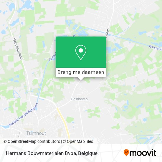 Hermans Bouwmaterialen Bvba kaart
