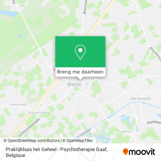 Praktijkhuis het Geheel - Psychotherapie Gaaf kaart