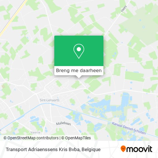 Transport Adriaenssens Kris Bvba kaart