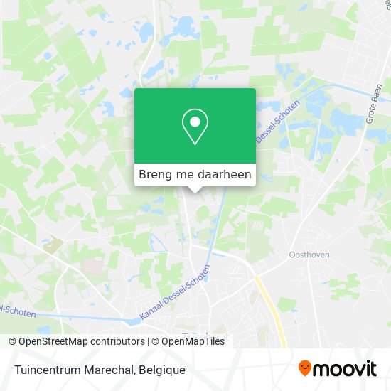 Tuincentrum Marechal kaart